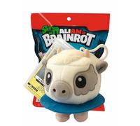 Vaca Saturne Saturnita Peluche 12 cm avec Mousqueton + Carte Exclusive - Peluche officielle Skifidol Italian Brainrot, Souple et Collectionnable - Gadget de sac à dos pour enfants et fans