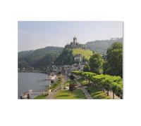 Vacances à la Moselle - Cochem et Environs，Puzzle 1000 Pièces Puzzle en Papier d'impression Haute Définition Défiez Le Problème Stimuler La Créativité Jeu Interactif（50x70cm）-Z26