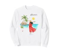 Vacances à la Plage aux Maldives, Paradis Tropical, été Sweatshirt