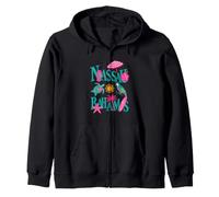 Vacances à la Plage Tropicale à Nassau, aux Bahamas, Design insulaire rétro Sweat à Capuche