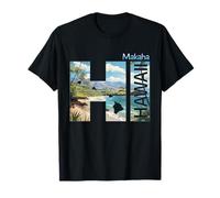Vacances à Makaha Hi à Hawaï dans l'État d'Aloha T-Shirt