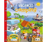Nathalie Bélineau – Vacances au camping – Album éveil dès la naissance – Cartonné