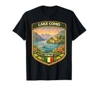 Vacances au lac de Côme Italie au Lago di Como T-Shirt