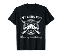 Vacances au Luxembourg où mon cœur appartient T-Shirt
