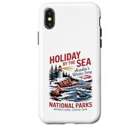 Vacances de Noël - Parc National Acadie Noël Coque pour iPhone X/XS