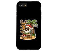 Vacances de Noël Tropicales sur la Plage Père Noël Coque pour iPhone SE (2020) / 7/8