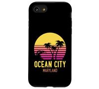 Vacances de Printemps à Ocean City, Maryland, Palm Tree Coque pour iPhone SE (2020) / 7/8