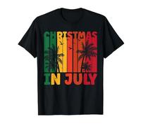 Vacances d'été drôles de Noël en Juillet - Escapade Tropicale T-Shirt Graphique avec Valeur