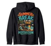 Vacances D'Ete Ma Seule Vraie Motivation Sweat à Capuche