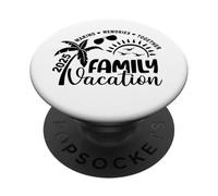 Vacances en famille 2025 Plage assortie Vacances d'été en famille PopSockets PopGrip Adhésif