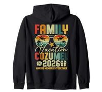Vacances en Famille Cozumel 2026 Mexique Souvenirs de Voyage Sweat à Capuche