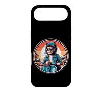 Vacances en Italie et Chat conduisant Un cyclomoteur Coque pour iPhone Air