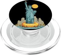 Vacances patriotiques avec Cette Statue de la Liberté et l'anneau de Piscine PopSockets PopGrip pour MagSafe