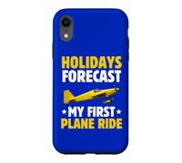 Vacances Prévisions Mon Premier Voyage en Avion pour la première Fois en vol Coque pour iPhone XR