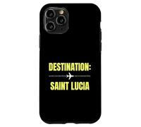 Vacances touristiques dans Le Monde Sainte-Lucie Coque pour iPhone 11 Pro