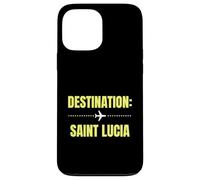 Vacances touristiques dans Le Monde Sainte-Lucie Coque pour iPhone 13 Pro Max