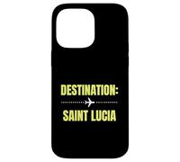 Vacances touristiques dans Le Monde Sainte-Lucie Coque pour iPhone 14 Pro Max