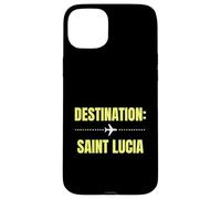 Vacances touristiques dans Le Monde Sainte-Lucie Coque pour iPhone 15 Plus
