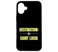 Vacances touristiques dans Le Monde Sainte-Lucie Coque pour iPhone 16 Plus