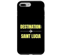 Vacances touristiques dans Le Monde Sainte-Lucie Coque pour iPhone 7 Plus/8 Plus
