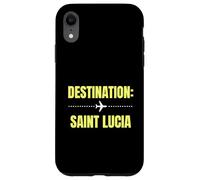 Vacances touristiques dans Le Monde Sainte-Lucie Coque pour iPhone XR