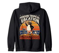Vacances Tropicales Changement Climatique Choix Personnel Sweat à Capuche