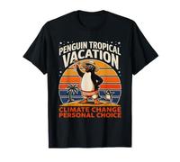 Vacances Tropicales Changement Climatique Choix Personnel T-Shirt