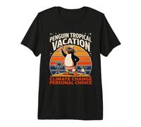 Vacances Tropicales Changement Climatique Choix Personnel T-Shirt Haut de Gamme