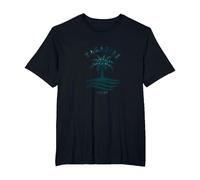 Vacances Tropicales paradisiaques à Palm Beach T-Shirt, Homme Grandes Tailles, Noir, 3X Tall