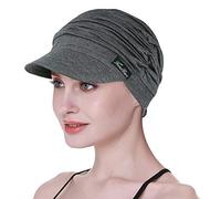 Vacances Turbans pour Chemo Femmes Cadeaux pour Voyage avec Cancer, Taille Unique, Gris (Dark Health Gray)