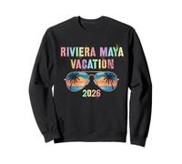 Vacances Vintage sur LA Riviera Maya 2026, Ambiance de Voyage, Correspondance Sweatshirt