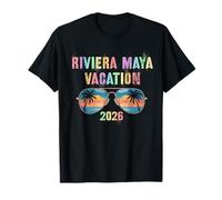 Vacances Vintage sur LA Riviera Maya 2026, Ambiance de Voyage, Correspondance T-Shirt