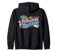 Vacancier Professionnel Voyage Humour Plage Vacances Amoureux Sweat à Capuche