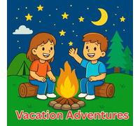 Vacation Adventures: A Coloring Book of Two Best Friends Traveling the World: 30 Fun Travel Scenes for Kids Ages 4-8 | Cute Vacation Coloring Pages of Friendship and Fun