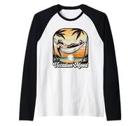 Vacation Mood Hamac Bigfoot Coucher de Soleil Tropical Beach Cryptid Manche Raglan
