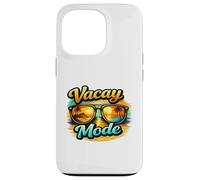 Vacay Mode Beach Sunset Sunglasses Tropical Graphic Vibes Coque pour iPhone 13 Pro