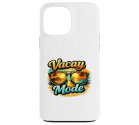 Vacay Mode Beach Sunset Sunglasses Tropical Graphic Vibes Coque pour iPhone 13 Pro Max