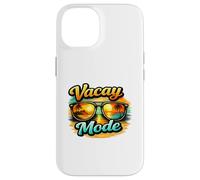 Vacay Mode Beach Sunset Sunglasses Tropical Graphic Vibes Coque pour iPhone 14