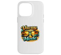 Vacay Mode Beach Sunset Sunglasses Tropical Graphic Vibes Coque pour iPhone 14 Pro Max
