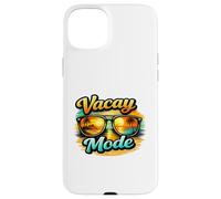 Vacay Mode Beach Sunset Sunglasses Tropical Graphic Vibes Coque pour iPhone 15 Plus