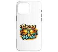 Vacay Mode Beach Sunset Sunglasses Tropical Graphic Vibes Coque pour iPhone 16 Pro Max