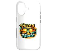 Vacay Mode Beach Sunset Sunglasses Tropical Graphic Vibes Coque pour iPhone 17