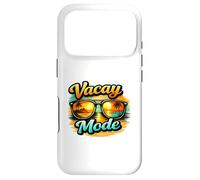 Vacay Mode Beach Sunset Sunglasses Tropical Graphic Vibes Coque pour iPhone 17 Pro