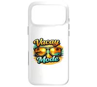 Vacay Mode Beach Sunset Sunglasses Tropical Graphic Vibes Coque pour iPhone 17 Pro Max