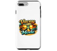 Vacay Mode Beach Sunset Sunglasses Tropical Graphic Vibes Coque pour iPhone 7 Plus/8 Plus