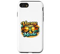 Vacay Mode Beach Sunset Sunglasses Tropical Graphic Vibes Coque pour iPhone SE (2020) / 7/8