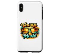 Vacay Mode Beach Sunset Sunglasses Tropical Graphic Vibes Coque pour iPhone XS Max