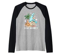 Vacay Mode for Beach Lover and Girls Trip Funny Summer GNOME Manche Raglan