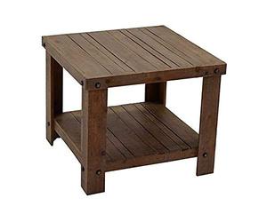 Vacchetti Ankara Table Basse, Bois, Lin, Moyenne