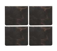 Vaccination Certificate Holder Marbling PU Leather Vaccine Card Protector Cover for ID Card Credit Card Travel Essentials 4pcs Christmas Gifts (Black)